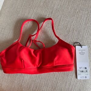 alo Women's Red Sports Bra